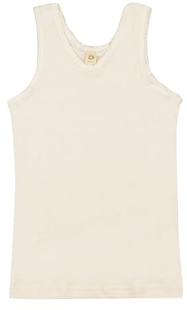 Dilling Kinder Unterhemd aus 100% Bio-Merinowolle – 1x1 Glattstrick, Mulesingfrei & Temperaturausgleichend – Unisex Tanktop für Jungen & Mädchen