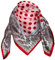 LORENZO CANA Luxus Damen Seidentuch aufwändig bedruckt Tuch 100% Seide 70 cm x 70 cm harmonische Farben Damentuch Schaltuch, Rosa, 70 x 70 cm