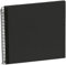 Semikolon 354872 Spiral Album Piccolino - 17 x 17 cm - Fotoalbum, 20 Seiten schwarz, Spiral-Fotobuch, black schwarz