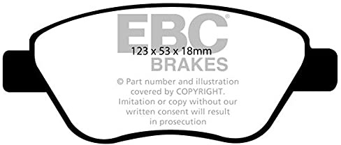 DP21965 Bremsbeläge GREENSTUFF EBC Brakes für Opel ADAM Corsa D Proton Satria Neo VAUXHALL ADAM Corsa D Gen2