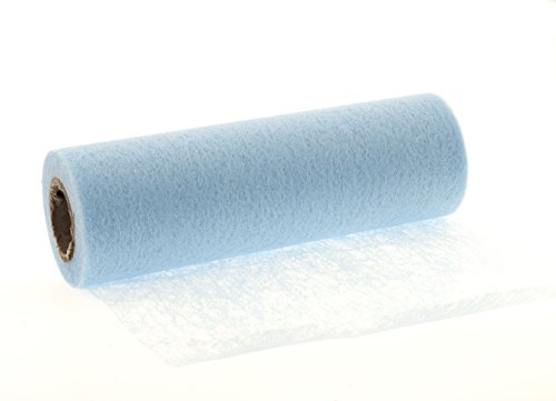 Stumpf Tischläufer, Vlies, eisblau, 1 Stück, 20