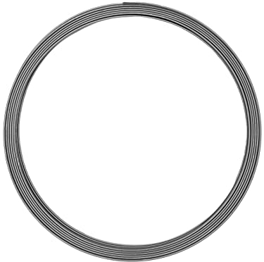 Vaessen Creative 24235-025 Aludraht Flach Schmuck, Biegsam, Aluminium, anthrazit Pantone, 5 x 1 mm x 5 m, Antraciet Pantone
