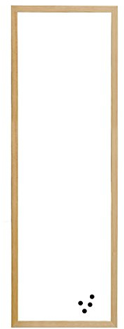 Bi-Office MM71001230 - Magnetplaner, MDF Rahmen lackierter Stahl, 90 x 30 cm großer, eichenfarben