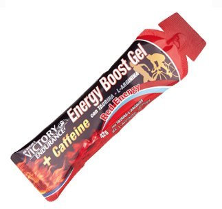 Victory Endurance Gel Energy Boost 12 x 42g Red Energy Cafeína