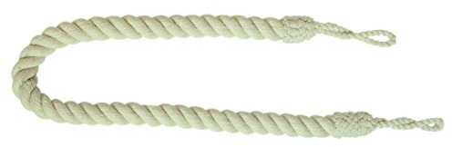 Jones Interiors Rope Tieback, Cotton, Natural