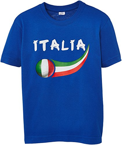Fussball Fan T-shirt Kinder Italien, 4 Jahr