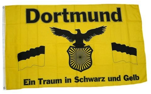 Fahne/Flagge Dortmund Adler Fan 90 x 150 cm