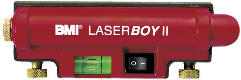 BMI Laserboy Ii (Wasserwaage rot, Handlicher Aufstecklaser, 18-24 mm Breite Laserwasserwaage)649015