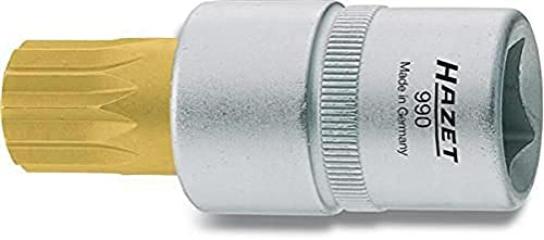 Hazet 990-14 Schraubendreher-Einsatz, s: 14, Innenvierkant 12,5 mm (1/2 Zoll), Innen Vielzahn XZN