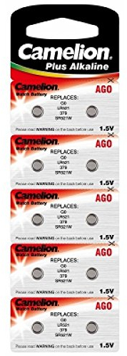 AGI Alkaline Knopfzelle CAMELION AG0/LR63/LR521/379 Original