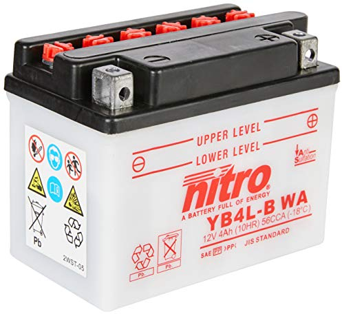 NITRO YB4L-B WA -N- Batteries Schwarz (Preis inkl. EUR 7,50 Pfand)