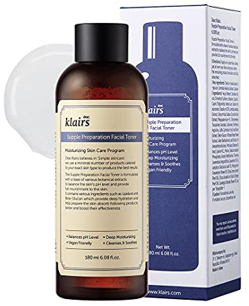DearKlairs Tonico viso Preparazione Supple, 180 ml