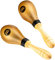 Meinl Percussion Rawhide Maracas Shaker – 2 Traditional Musikinstrumente mit warmem Sound – Rohleder, Holz (MSM3)