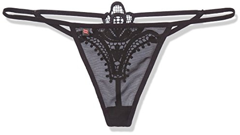 Obsessive damen Luiza Thong strings pantys shortys, Schwarz, S-M EU