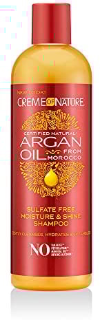 Creme of Nature Arganöl Sulfatfreies Feuchtigkeits- und Glanzshampoo, 350 ml