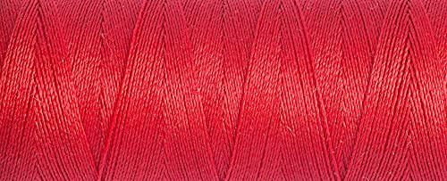 Gutermann Sew All Polyester Thread, 100Mtr, Fire Engine Red (0491)