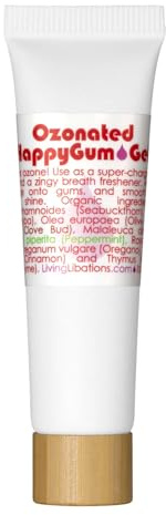 Living Libations Organic/Wildcrafted Ozonated Happy + Healthy Gum Gel (.34 fl oz / 10 ml)