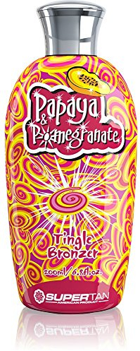 SuperTan Sensations Papaya and Pomegranate Tingle Bronzer, 1er Pack (1 x 200 ml)