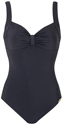 Sunflair Damen Bügellos Einteiler 22624, Einfarbig, Gr. 48D, Schwarz (schwarz 5)