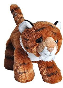 Wild Republic 16233 Hug'ems Plüschtier, Kuscheltier, Tiger 18cm