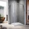 ELEGANT 900 x 700 mm Sliding Corner Entry Shower Enclosure Door Cubicle