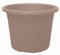 Geli Cylindro Thermo-Blumentopf, rund, aus Kunststoff, Taupe 40, 45 cm