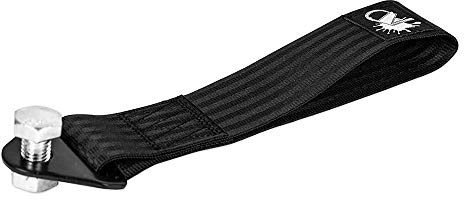 Auto-Dress Rennsport Abschleppschlaufe, Traglast 3t, Racing Hook Tow Strap (Schwarz)