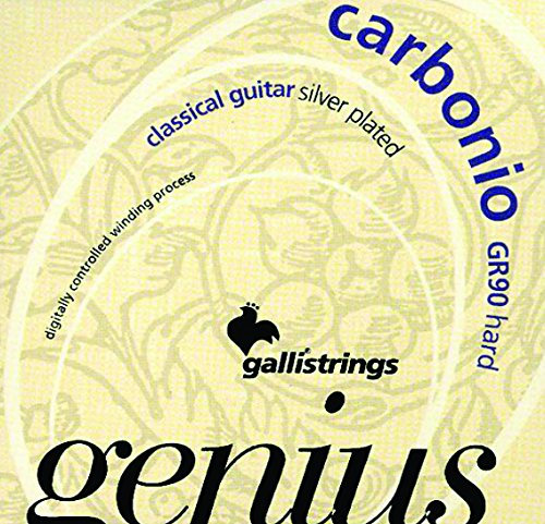 CUERDAS GUITARRA CLASICA - Galli (GR90) Genius Carbonio (Tension Fuerte) (Juego Completo)