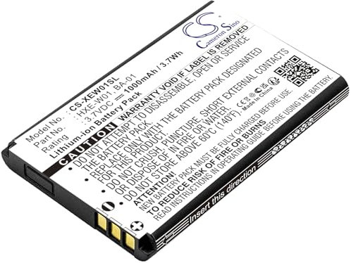 Batterie pour HTC type ROSE160, 1000mAh / 3,7Wh, 3,7V, Li-Ion, noir