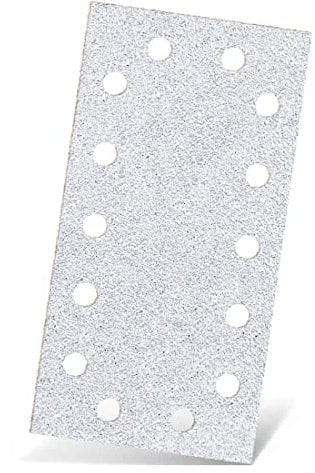 MENZER White Klett-Schleifblätter, 230 x 115 mm, 14-Loch, f. Schwingschleifer, Normalkorund (50 Stk.) K120