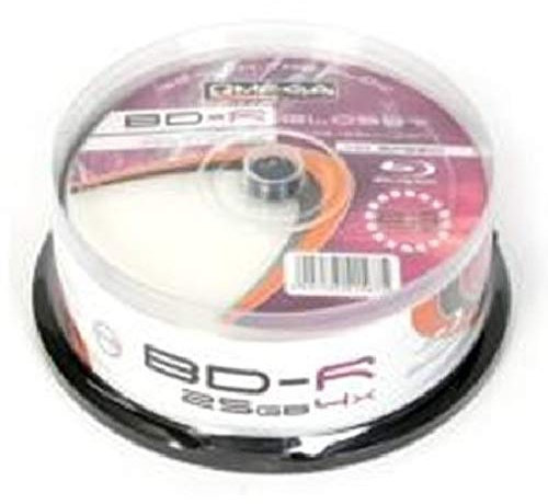 Omega Freestyle Blu-ray Disc BD-R DL 25 GB / 135 min 4x, Full printable Glossy, 25 Stück in Cakeboxh