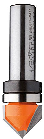 CMT ORANGE TOOLS 715.190.11B - V-NUTFRÄSER 90^ M/ANLAUFLAGER HM S=6 D=19X16