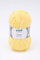 Gründl 5er Packung Wolle LISA Premium uni, 50gr, 100% Polyacryl,Bastelgarn,Strickgarn,Handarbeitswolle (03 pastellgelb)