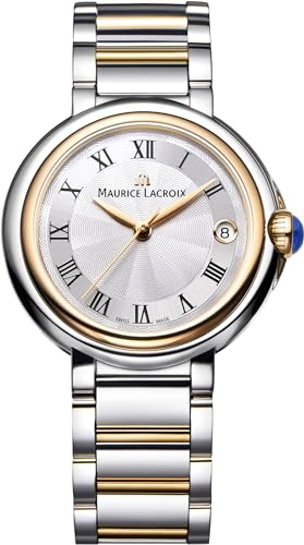 Maurice Lacroix Damen Analog Quarz Uhr mit Edelstahl Armband FA1004-PVP13-110-1