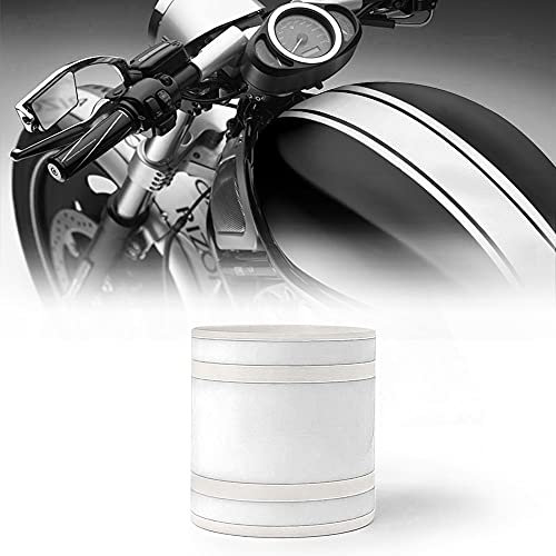 Quattroerre 10661 Strisce Adesive per Moto Altezza 8 cm x 2 Metri di Lunghezza Bianco