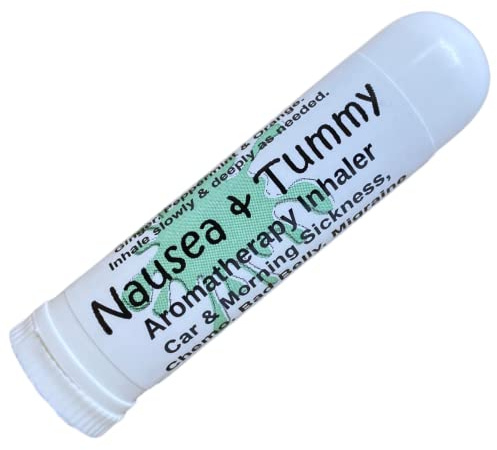 Urban ReLeaf Nausea & Tummy Aromatherapy Inhaler! Fast Relief. 100% Natural, Drug Free Pocket or Purse Stick, Handy Portable. Essential Oils of Ginger, Peppermint, and Orange. Made Fresh in The USA!