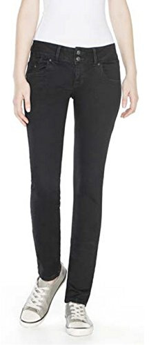 LTB Jeans Damen Molly Jeans, Black To Black Wash, 32W / 36L
