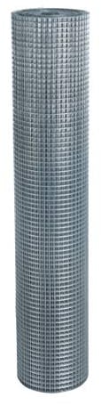 ESTEXO Volierendraht feuerverzinkt, Höhe 1,00 m 10 Meter 12 x 12 mm
