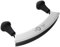 Mercer Culinary cuchillo Mezzaluna mecedora de doble hoja con 2 asas de perilla, 8 pulgadas, acero inoxidable