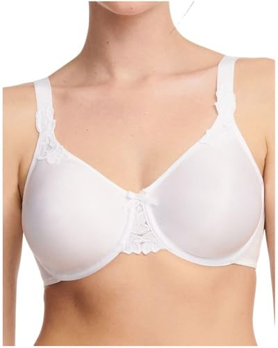 Chantelle Women's, Hedona, Covering Molded Bra, Women's Invisible Lingerie, White (Weiß 10), 42C