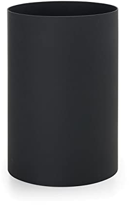 Kartell Papierkorb, Plastik, Schwarz, 25 x 25 x 38 cm