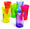 Econ Neon Polystyrene Shot Glasses CE 1.75oz / 50ml - Set of 6 | Plastic Shot