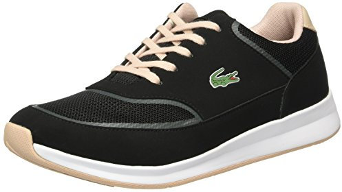 Lacoste Femme Chaumont Lace 316 2 Baskets Basses, Noir-Schwarz (Blk 024), 41 EU