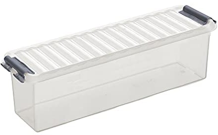 Sunware Q-Line Aufbewahrungsbox, transparent, metallisch, Einheitsgröße