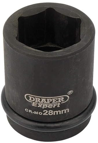 Draper 93241 3/4 Square Drive Expert Hi-Torq 6 Point Impact Socket, 28 mm Size , Blue