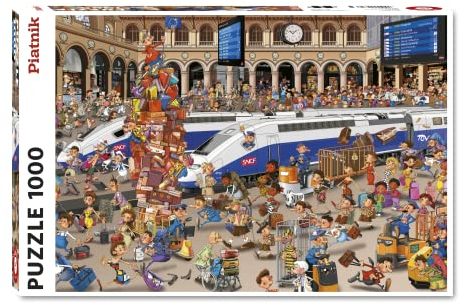 Piatnik - 5567 - Bahnhof 1.000 Teile Puzzle