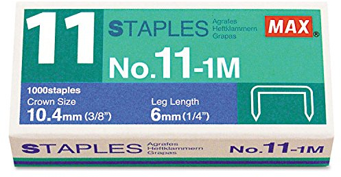 No.11-1M Max staples Vaimo11 FLAT HD-11FLK dedicated needle 10 set (japan import)