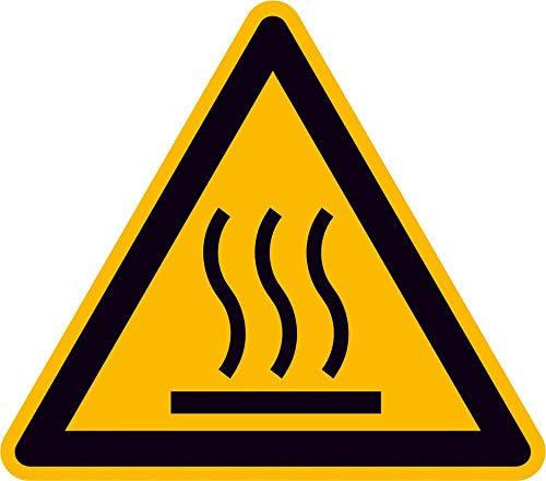Format 4044589034564 – Warnschild Fol 10 St. Heisse Oberfl. SL50 mm