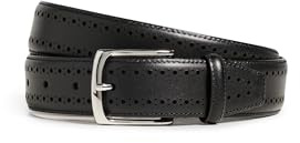 Allen Edmonds Men's Manistee Belt, Black, 38