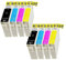 8 Druckerpatronen Tinte für Epson Stylus Office B42WD BX525WD ersetzen T1301 T1302 T1303 T1304 XL